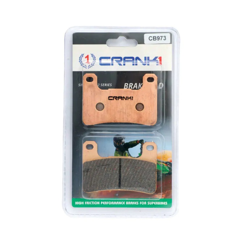BRAKE PADS FRONT KAWASAKI Z1000 (2 SETS)-2014 ONWARD-CB973  CRANK1 Sintered Brake Pad