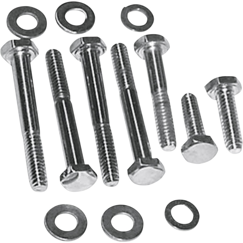 Colony 4 Speed Transmission Top Cover Bolt Kit – Chrome – L79-86 Big Twin