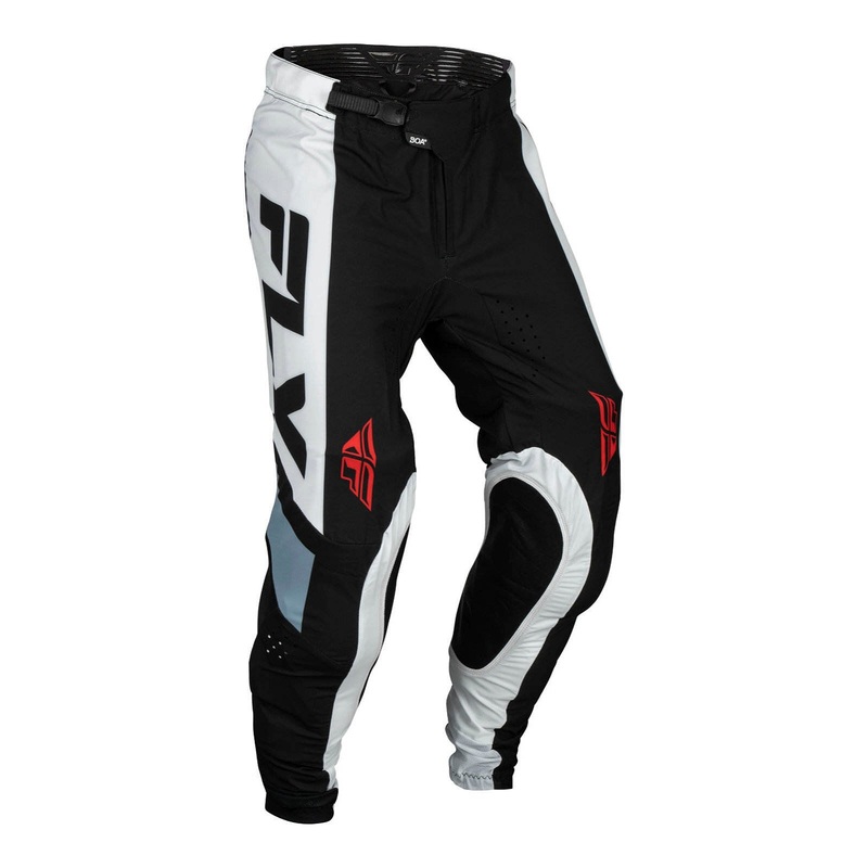 FLY Racing Lite Pants – Black / White / Denim Grey