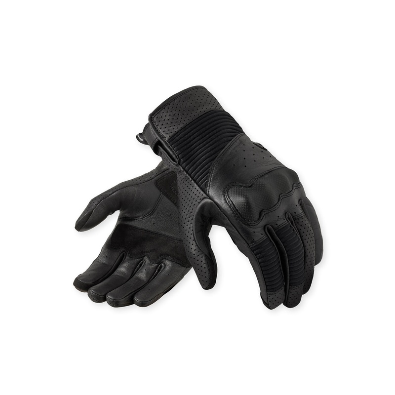Revit Lewisville Leather Gloves Black