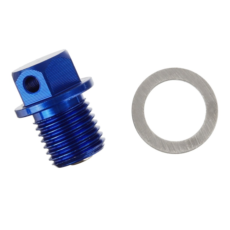 Whites Magnetic Sump Plug M14 x 14 x 1.5 – Blue
