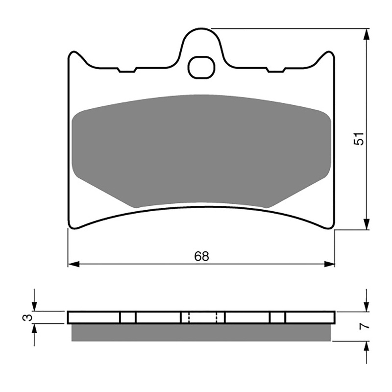 GOLDfren Brake Pads Off-Road Racing GF019 – K5 (PR119)