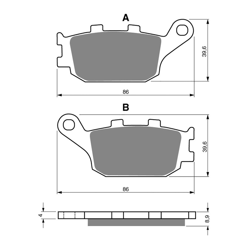 GOLDfren Brake Pads Sintered Sports GF021 – S3 (PH59)
