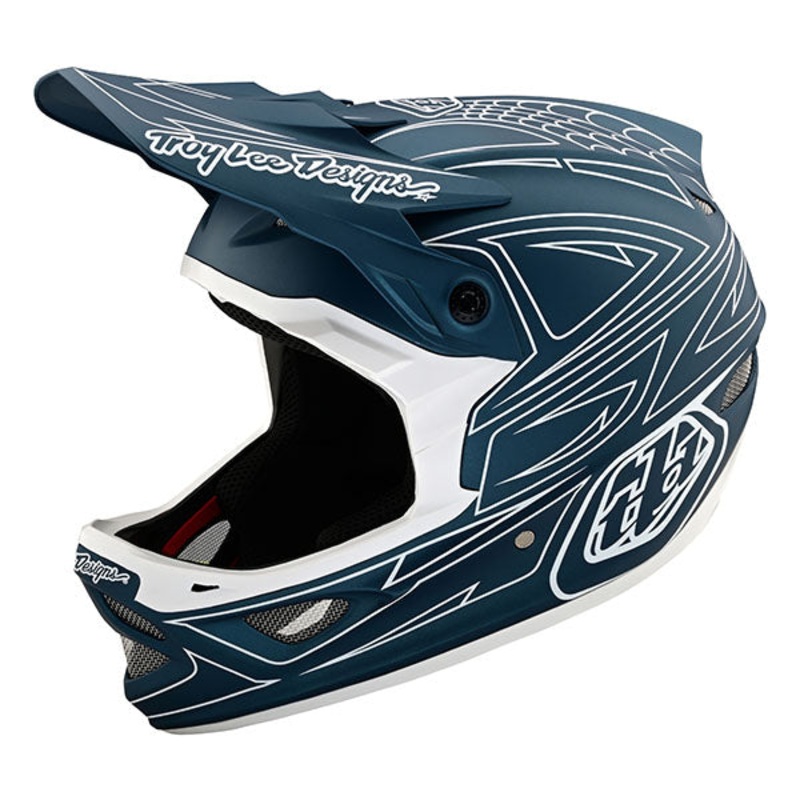 Troy Lee Designs – D3 Fiberlite Spiderstripe Helmet (MTB)