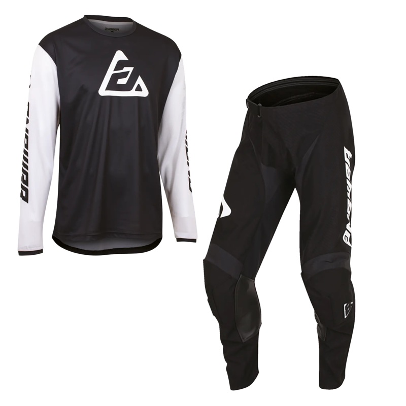 Answer Racing Arkon Bold Motocross Pant & Jersey Kit Black / White