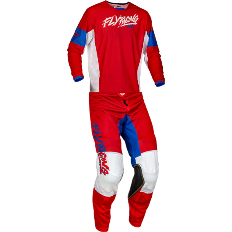 Fly Racing – 23.5 Kinetic Mesh Khaos Jersey, Pant Combo (Youth)