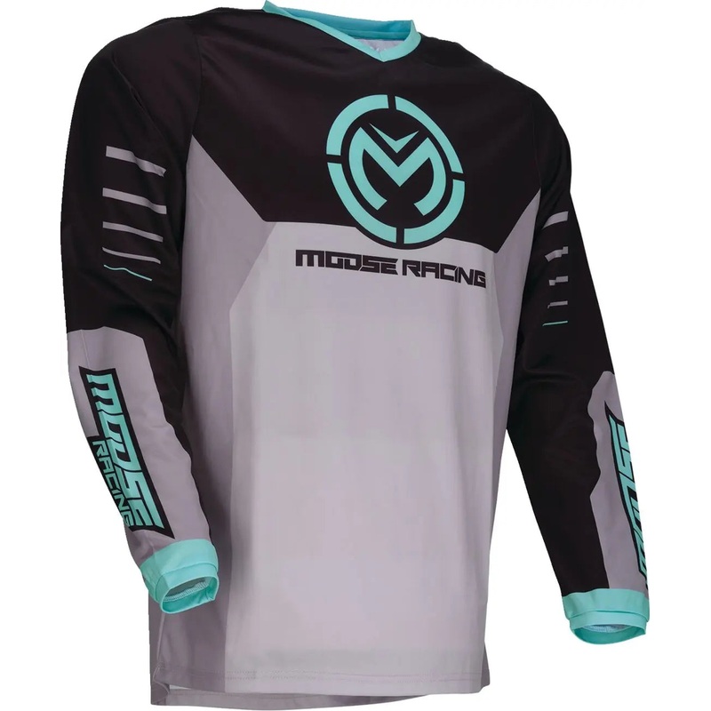 Moose Racing Qualifier Jersey Grey / Teal