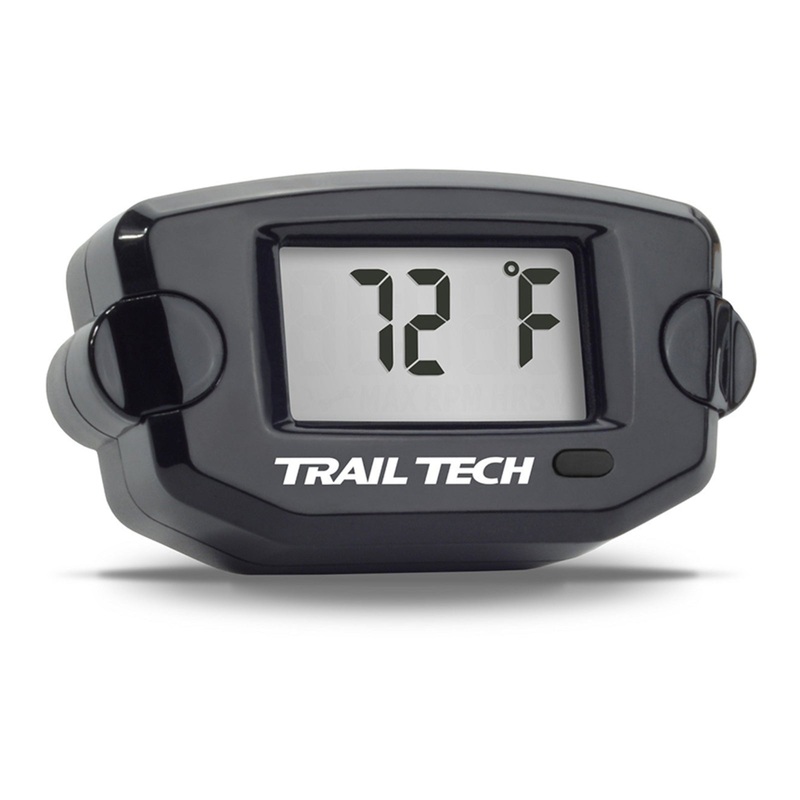 Trail Tech TTO Temperature Meter 22mm Hose – Black
