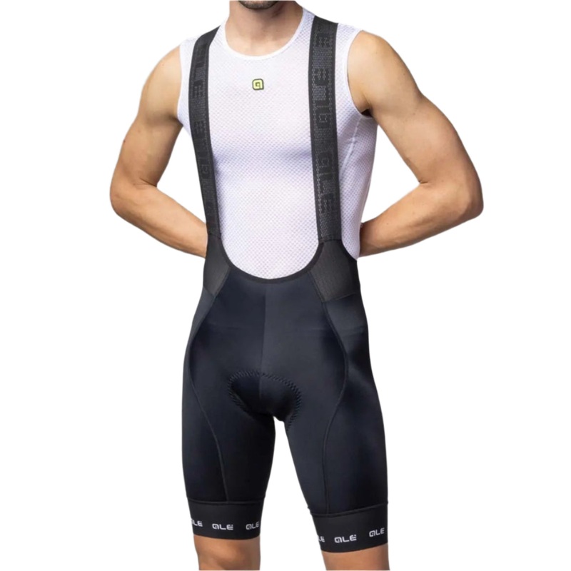 Ale Clothing Strada 2.0 PR-E Cycle Bib Shorts White