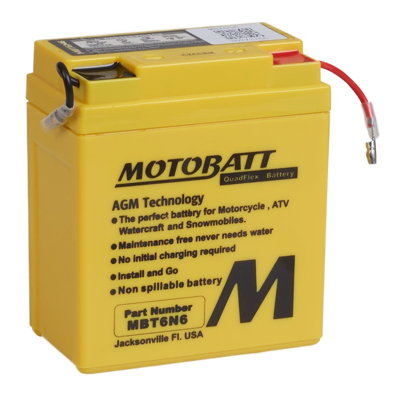 Motobatt Battery Quadflex AGM – MBT6N6