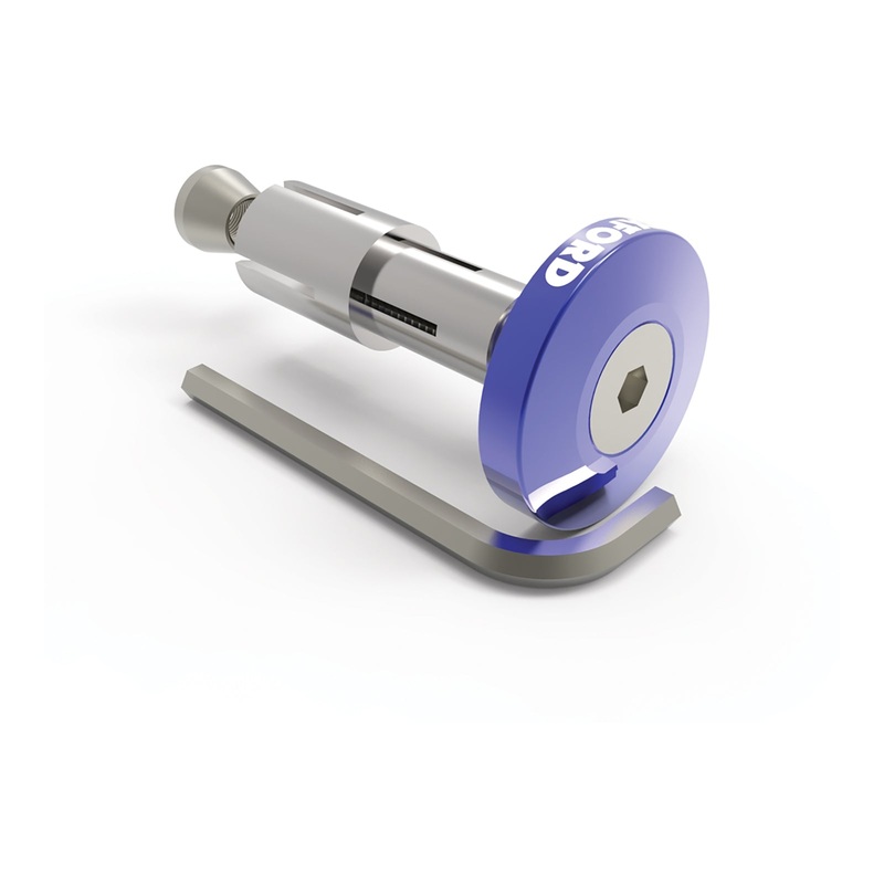 Oxford Handlebar Bar Ends 2 – Blue Anodised