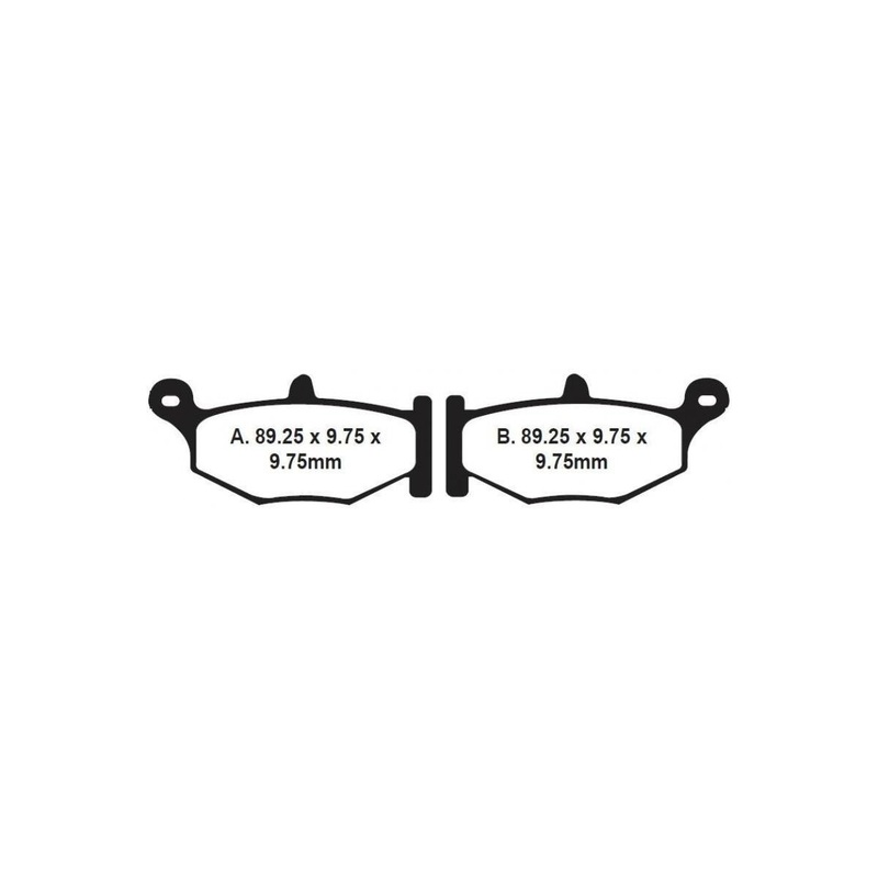 Brakes – FA419HH Fully Sintered – EBC (Rear)