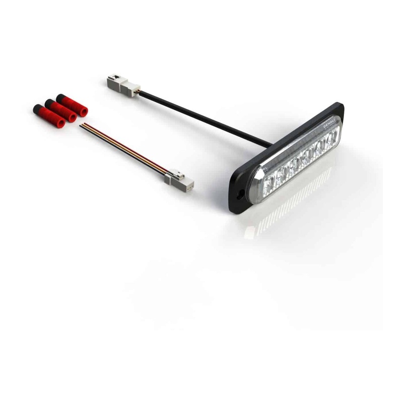 Denali B6 LED Brake Light Module – 6 LEDs Red 12V