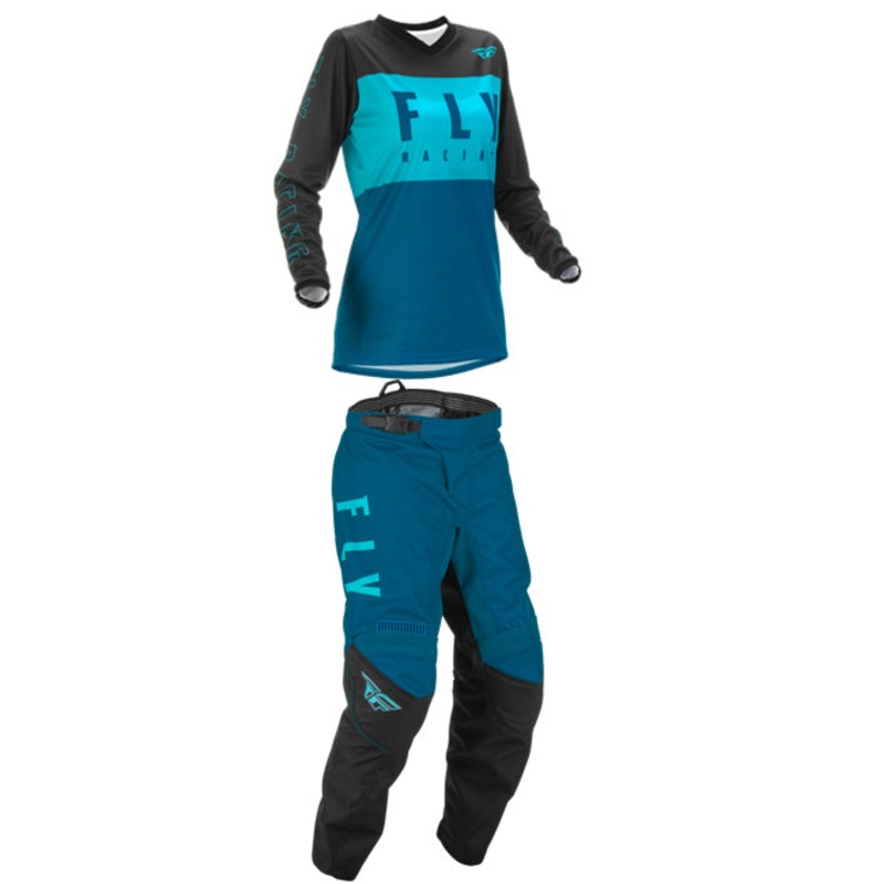 Fly Racing – Girl’s F-16 Jersey, Pant Combo (Youth)