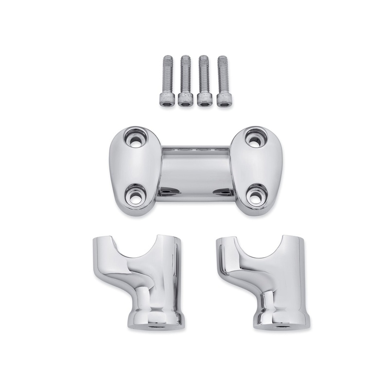 Harley Davidson 55900122 Fat Handlebar Riser Kit KIT,H-BAR MTG/END,CLAMP & RSR,