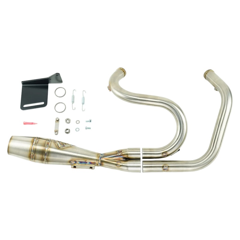 Sawicki – Cannon 2 into 1 Pipe fits ’04-’21 Sportster Models -Stainless