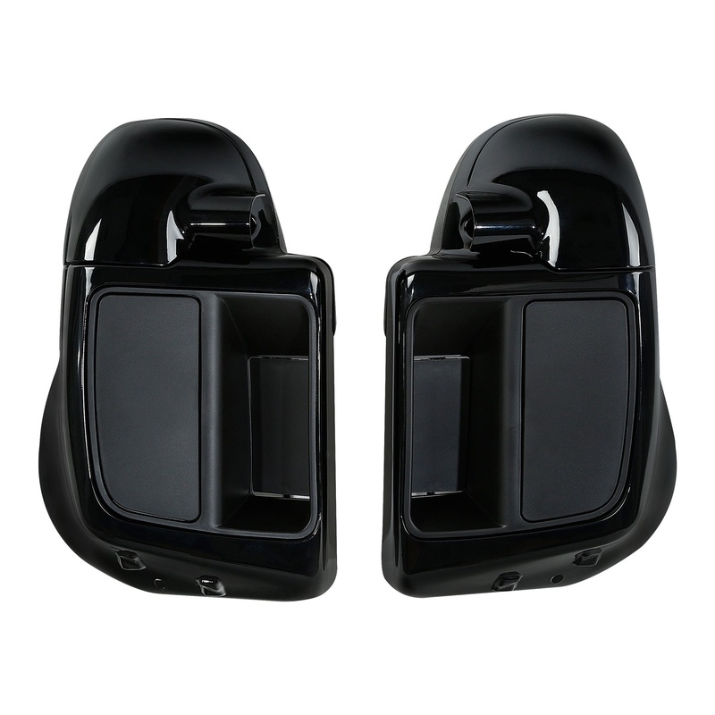 HR3 Black Honeycomb Fade Vented Lower Fairing Kit For Harley Touring models 2014-2024