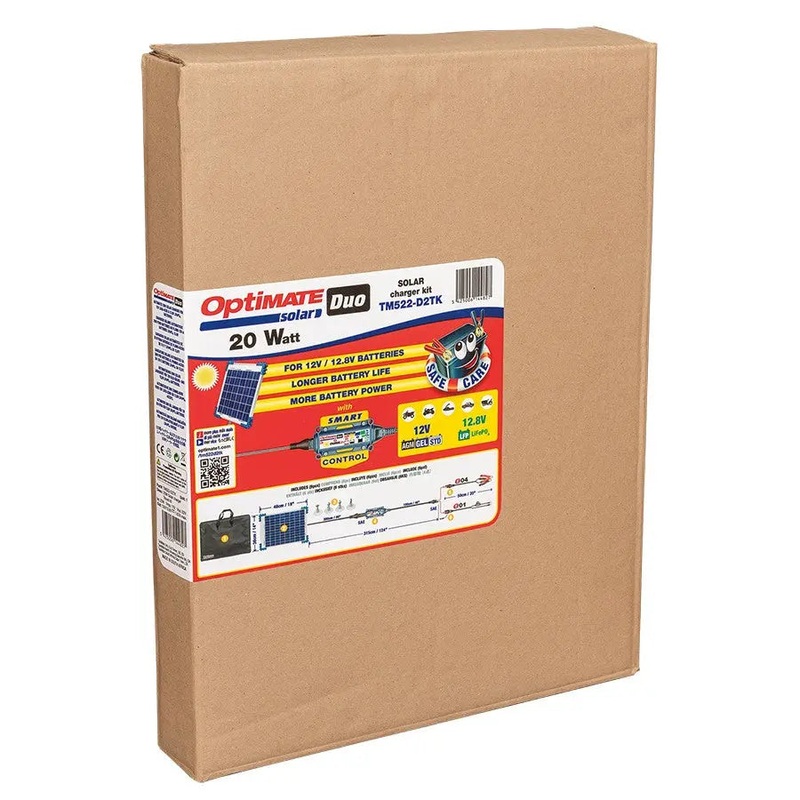 OptiMate Solar Duo 20W Battery Charger / Optimiser