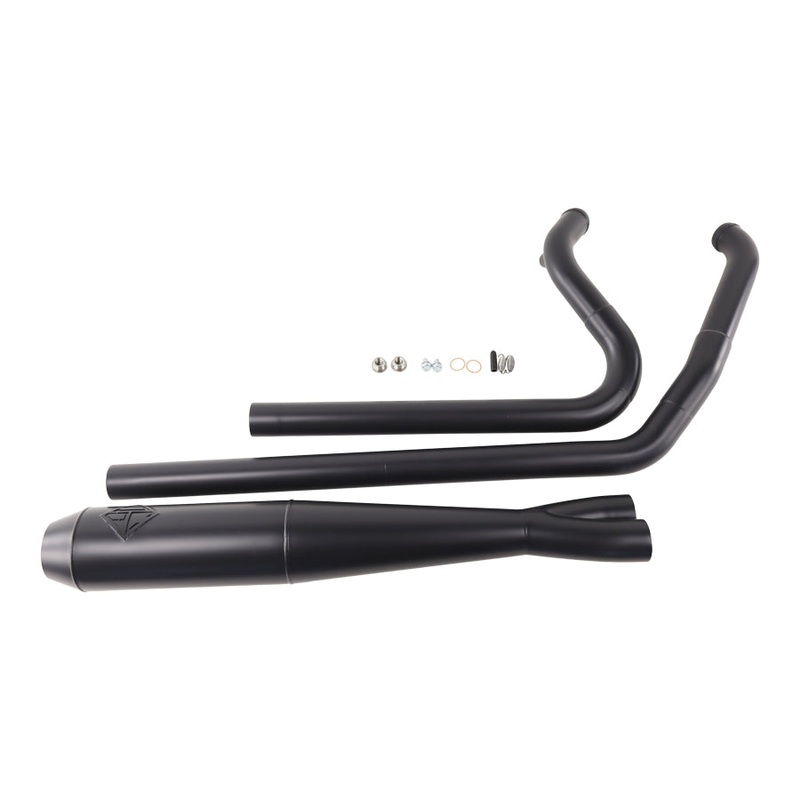 SP Concepts TC Bagger Full Length Turnpike Exhaust – Black for 1995-2016 Touring