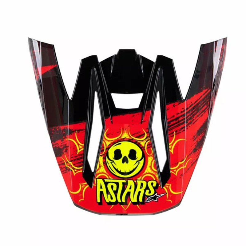 Alpinestars Supertech M5 Rash MX Helmet Peak Red / Grey