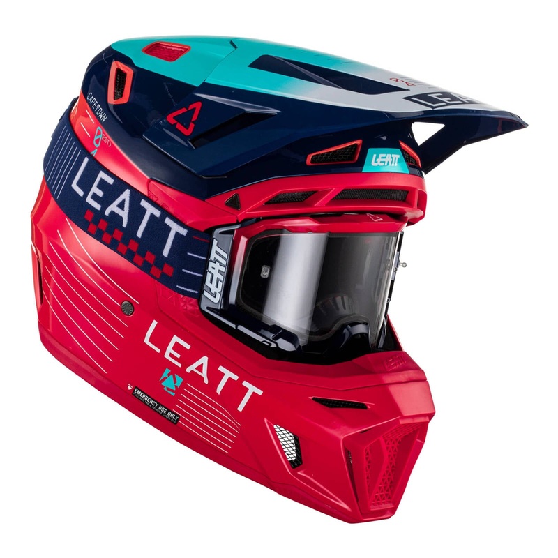 Leatt 2023 8.5 Helmet & Goggle Kit – Red