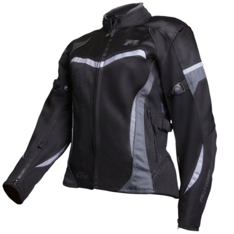 MD Clio Ladies Vented Jacket -Black/White