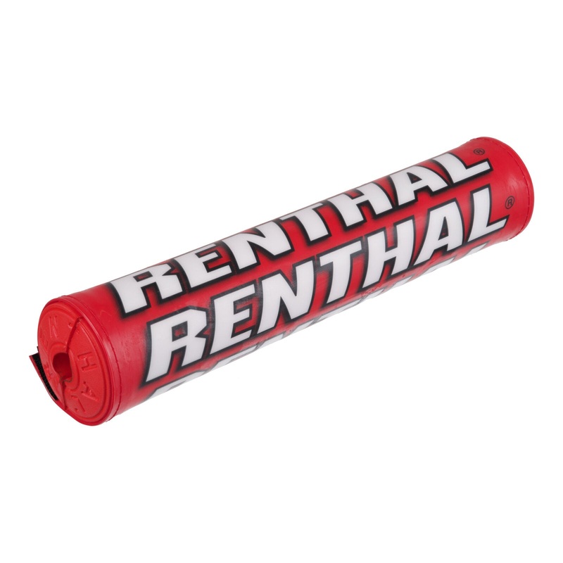 Renthal SX Handlebar Pad (10in) – Red / Red