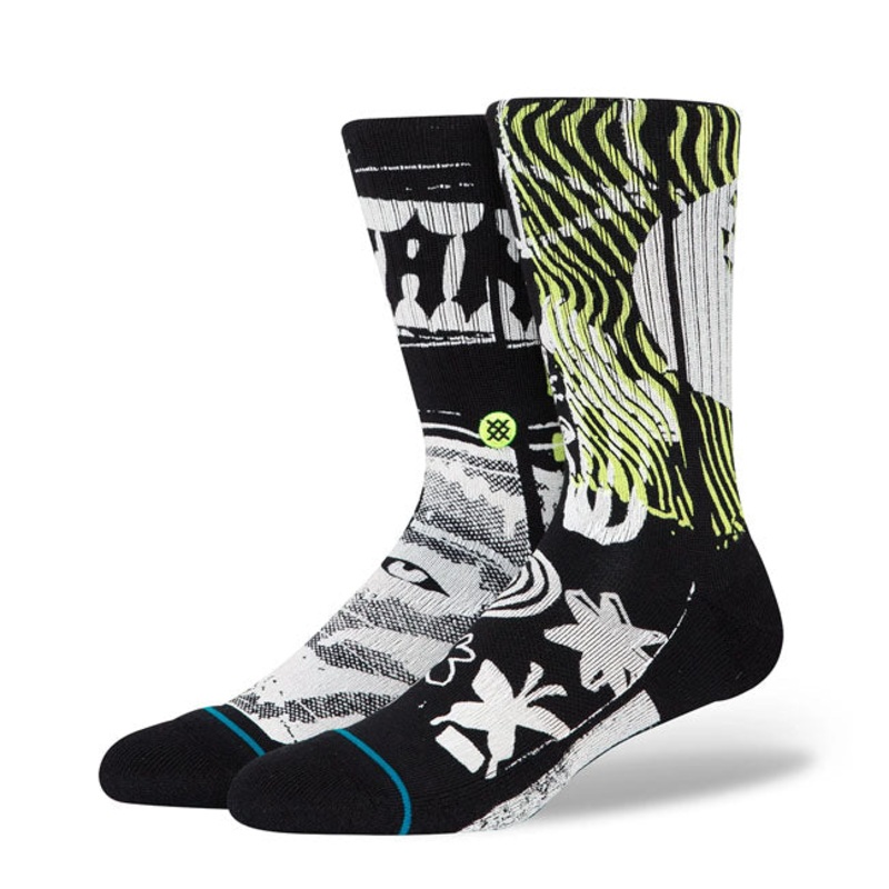 Stance Disorted Socks Black