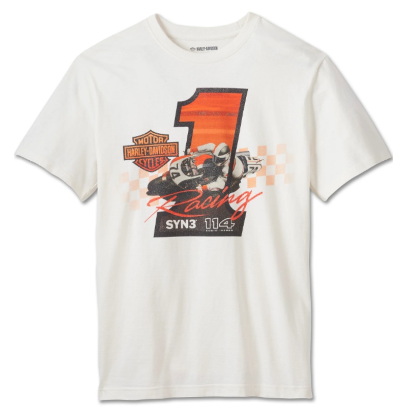 Genuine Harley-Davidson Men’s H-D #1 Racer Tee 96014-25VM