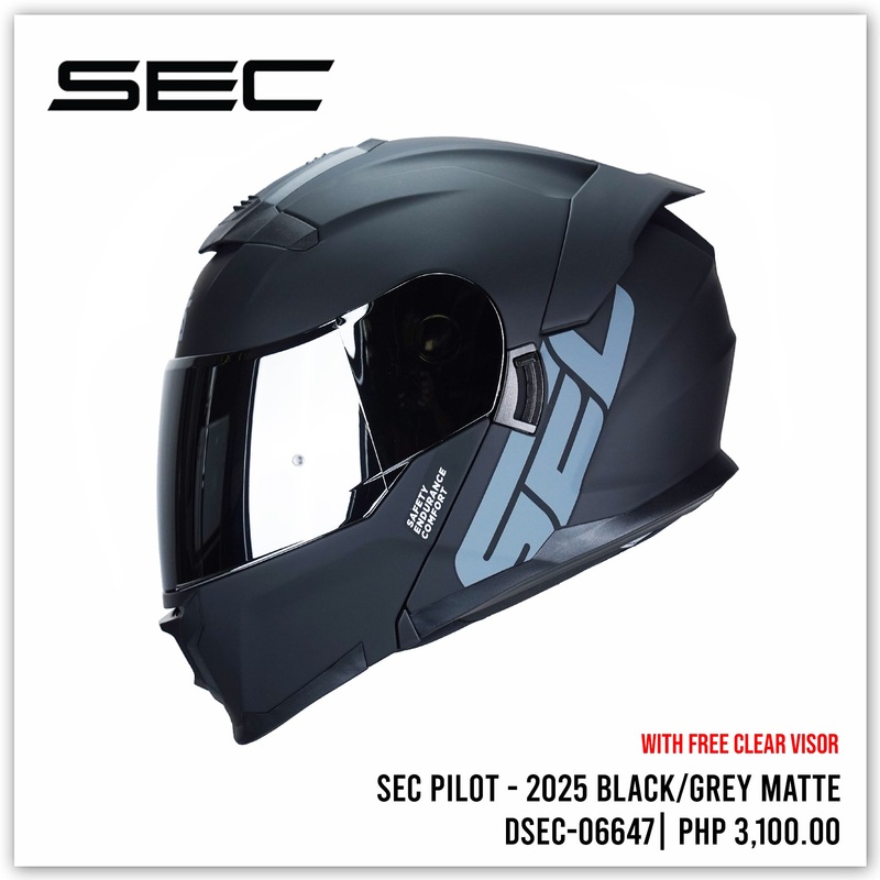 SEC PILOT – 2025 (BLACK/GREY)