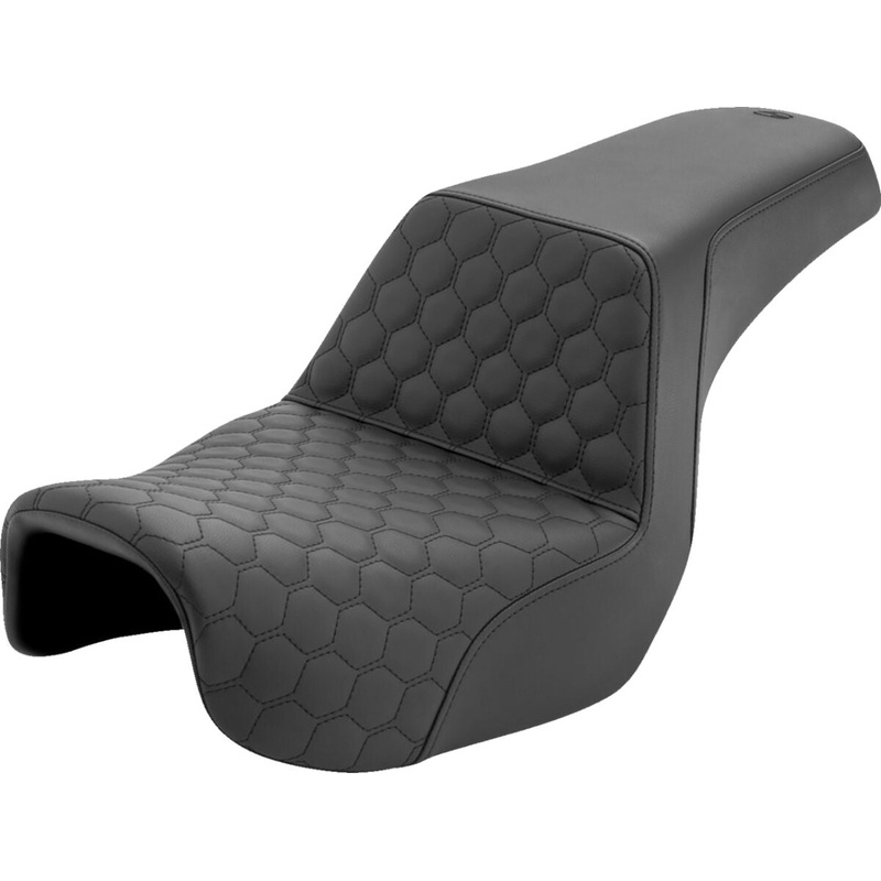 Step Up HC Seat, Black Stitch – 06-17 Dyna