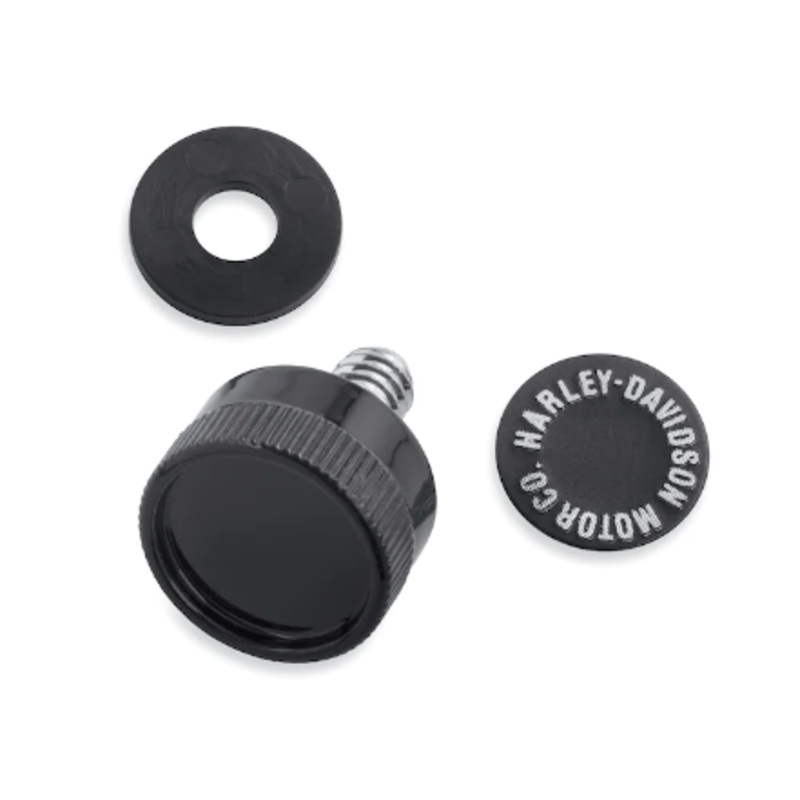 Harley-Davidson 10500093 Quick-Release Seat Hardware Kit – Gloss Black