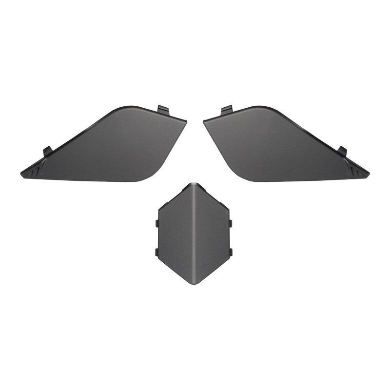 LS2 MX701 Explorer Cover Side Screw Peak – Matte Black