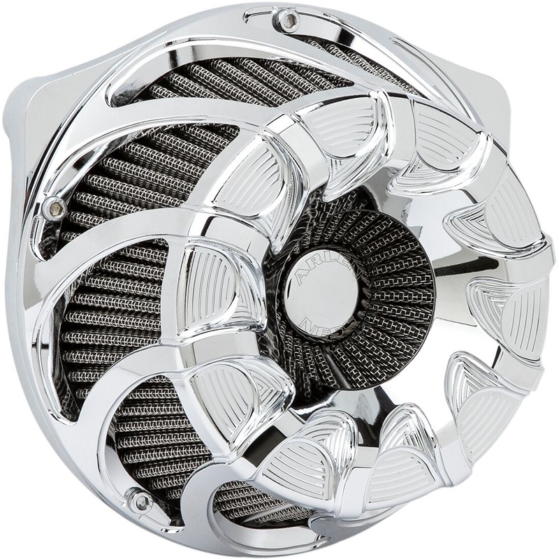 Drift Inverted Series Air Cleaner, Chrome – 00-17 Twin Cam