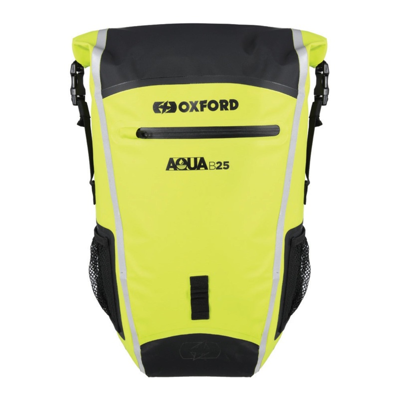 Oxford Backpack Aqua B25 – Black / Fluro Yellow