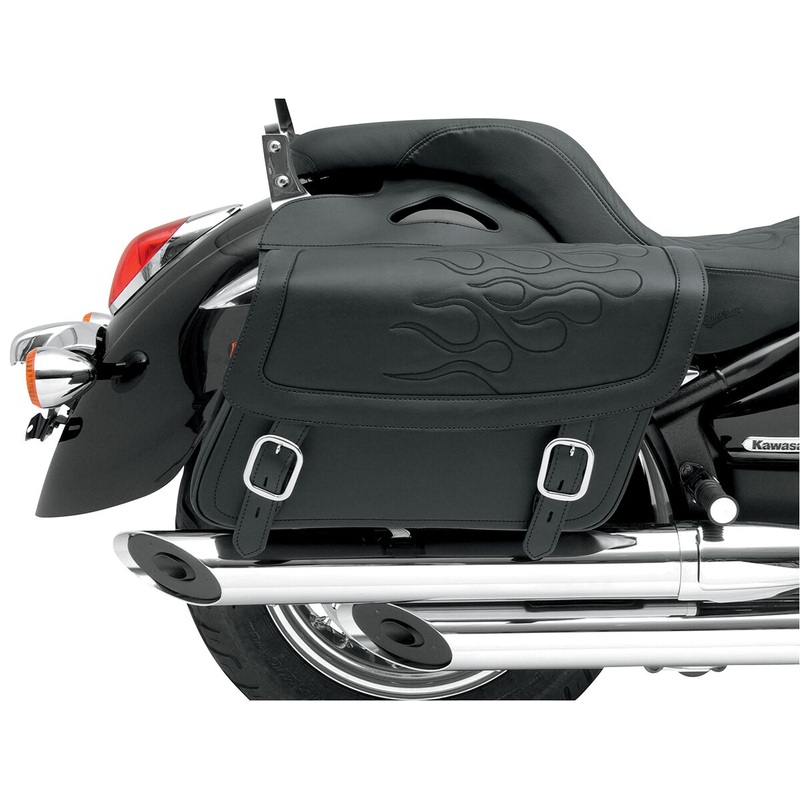 Saddlemen Highwayman Tattoo Saddlebags Black – Jumbo