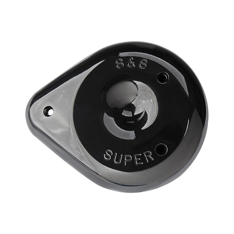 Teardrop Air Cleaner Cover – Black.