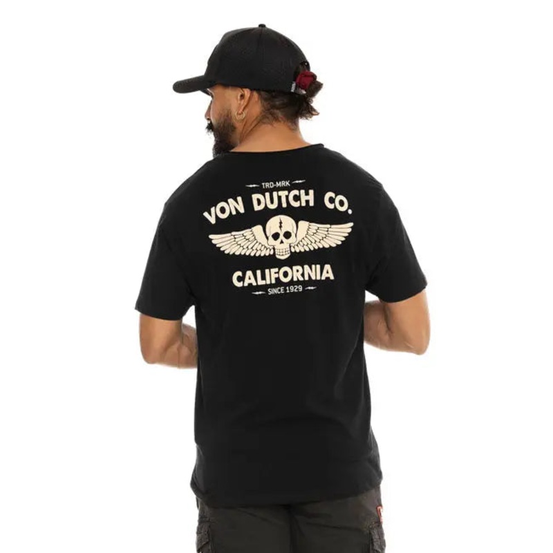 Von Dutch Mark T-Shirt Black