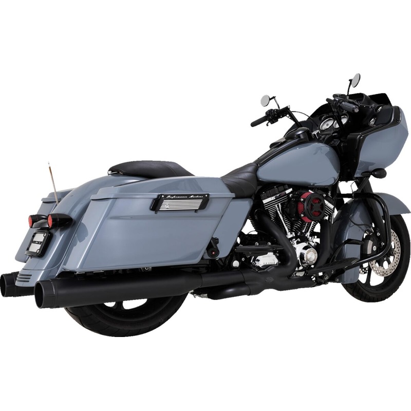 Power Duals PCX Exhaust, Black 09-16 Touring