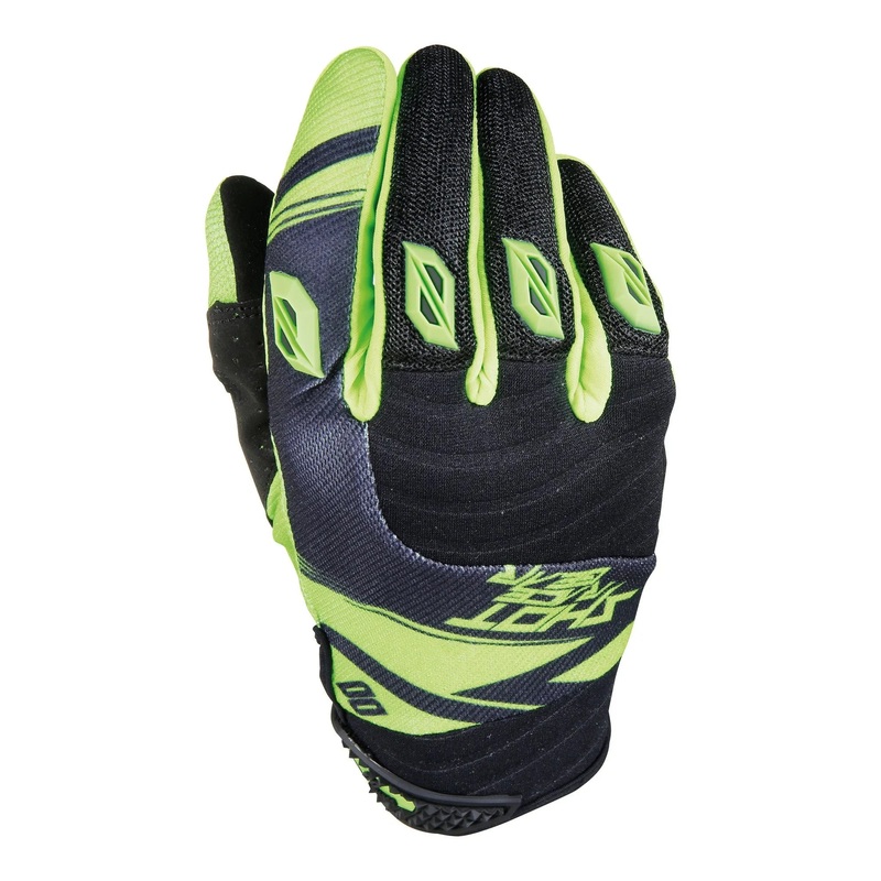Shot Contact Claw Gloves Neon Green