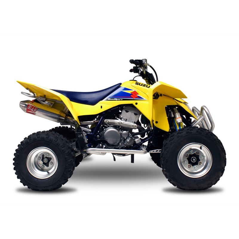 SUZUKI/KAWASAKI LTZ400 03-14 RS-2 Stainless Slip-On Exhaust, w/ Aluminum Muffler