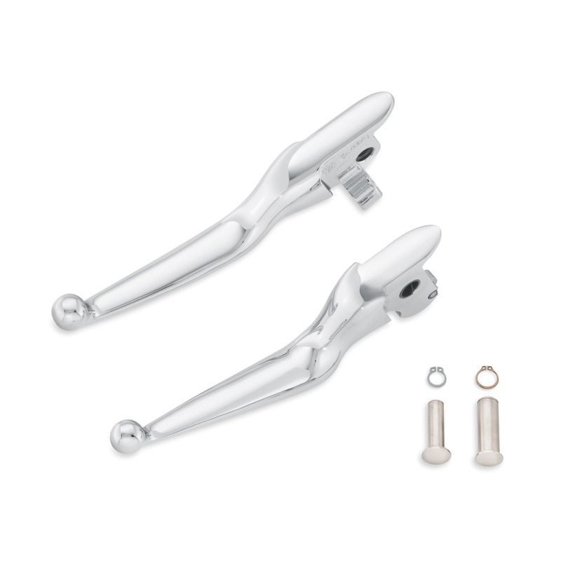 Harley Davidson 36700065 Chrome Hand Control Lever Kit KIT-HAND CNTRL LEVERS/CHROME