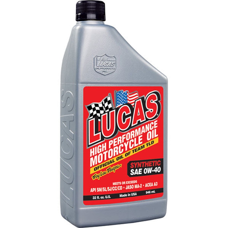 Lucas Oil – High Performance Synthetic 0W-40 4-Stroke Engine Oil