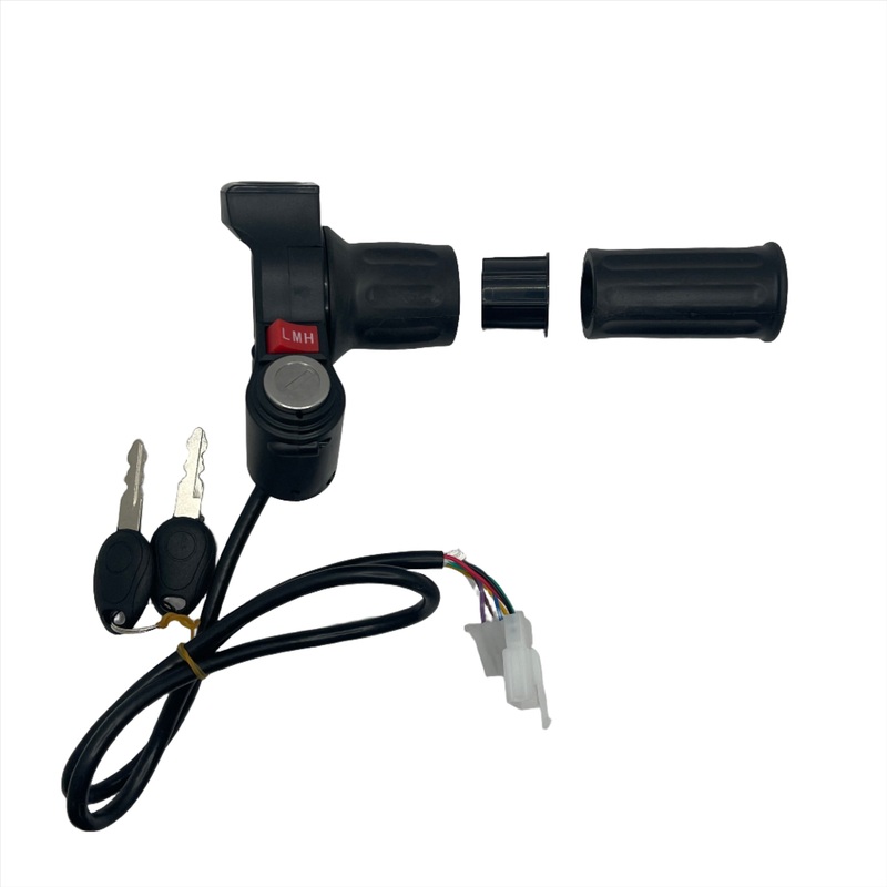 Throttle w/Key – 1000W Electric Mini Bike