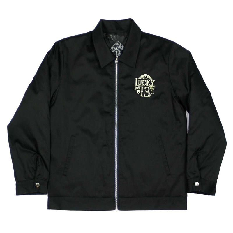 Lucky 13 Dead Skull Jacket Black
