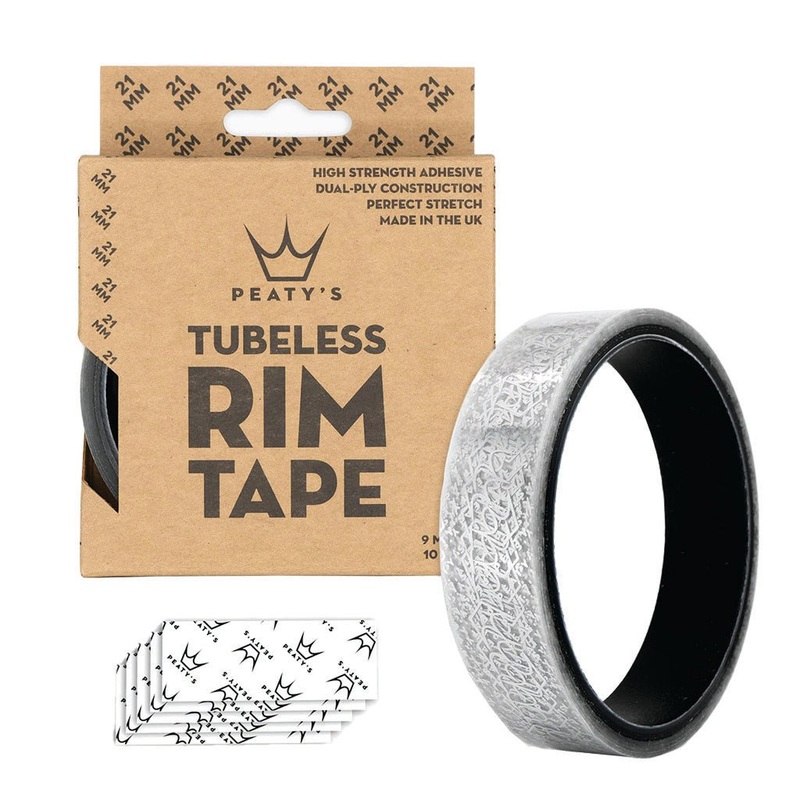 Peatys Tubeless Rim Tape – 21mm Wide – 9 Meter Roll