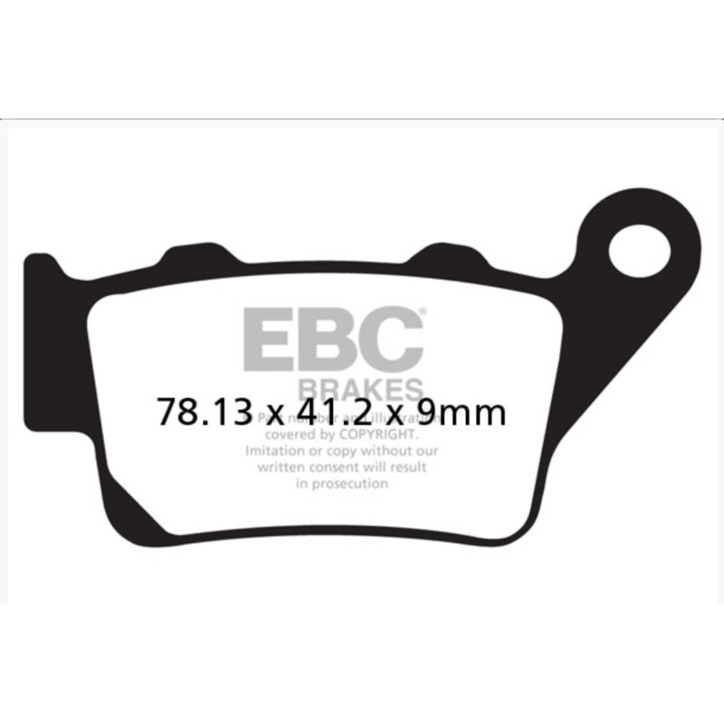 Brakes – MXS208 Motocross Race – EBC (Rear)