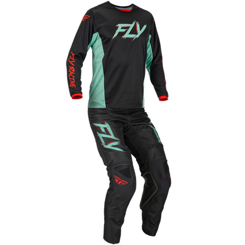 Fly Racing – Kinetic SE Rave Jersey, Pant Combo