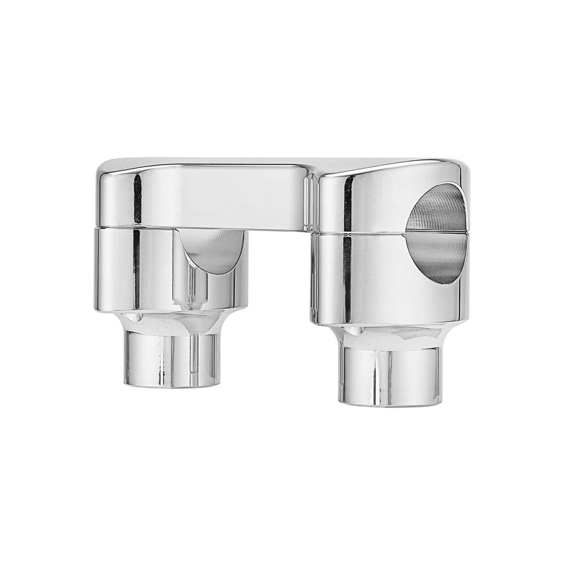 Harley Dyna Fat Bob Low Rider S Street Bob Wide Glide 2″ Height 1.25″ Diameter Handlebar Risers Top Covers