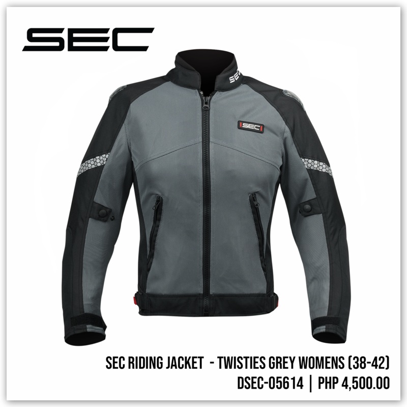 SEC Riding Jacket – Twisties Grey Womens